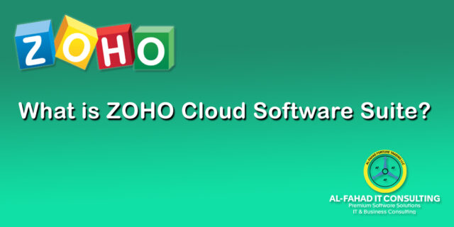 What is zoho cloud software suite