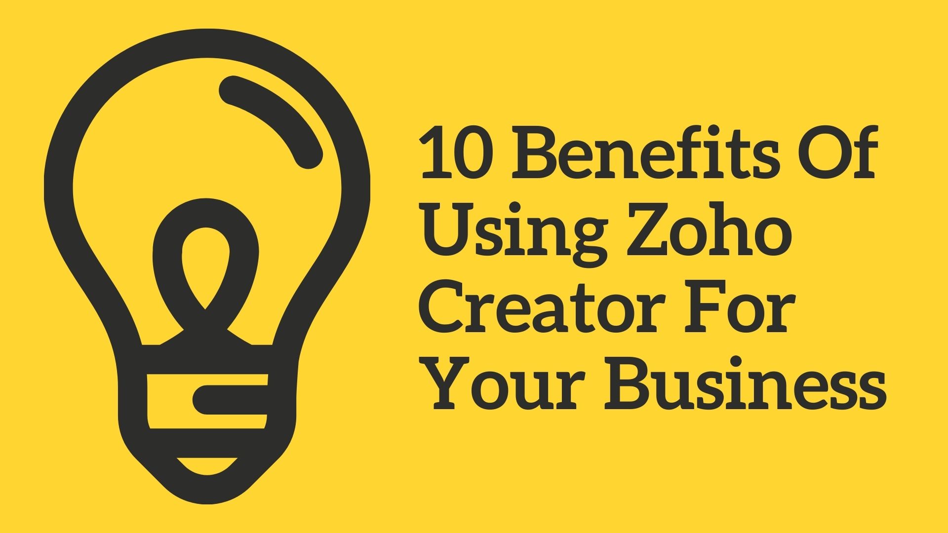 Zoho Creator Developer